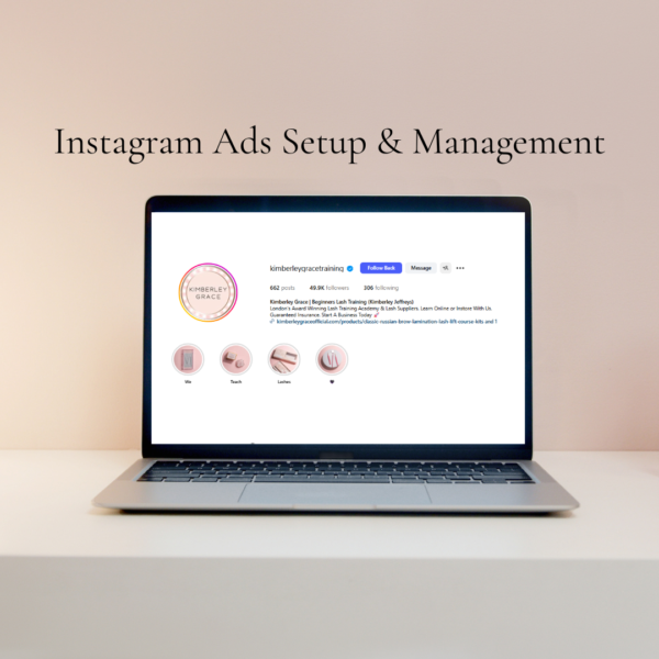 Instagram Ads Setup & Management — 1 Month (Kimberley Grace)