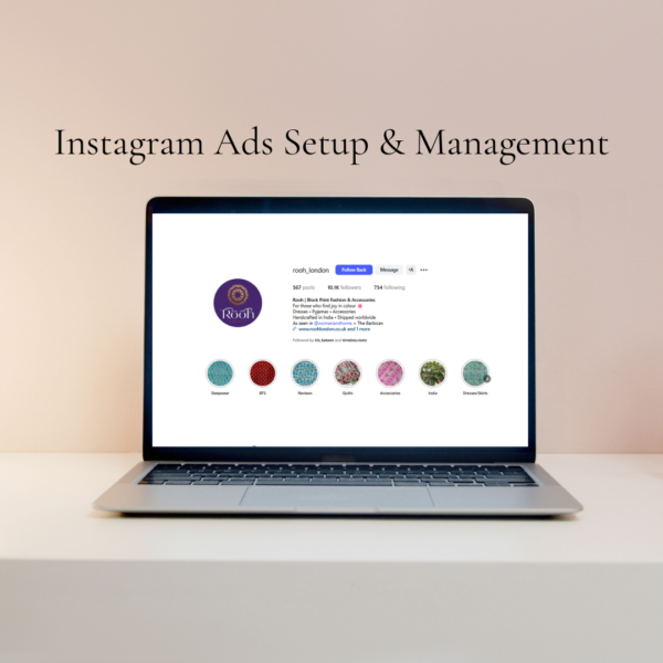 Meta Ads Management – Rooh London (1 Month)