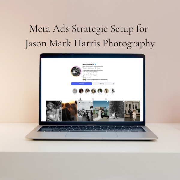 Meta Ads Strategic Setup for Jason Mark Harris Photography