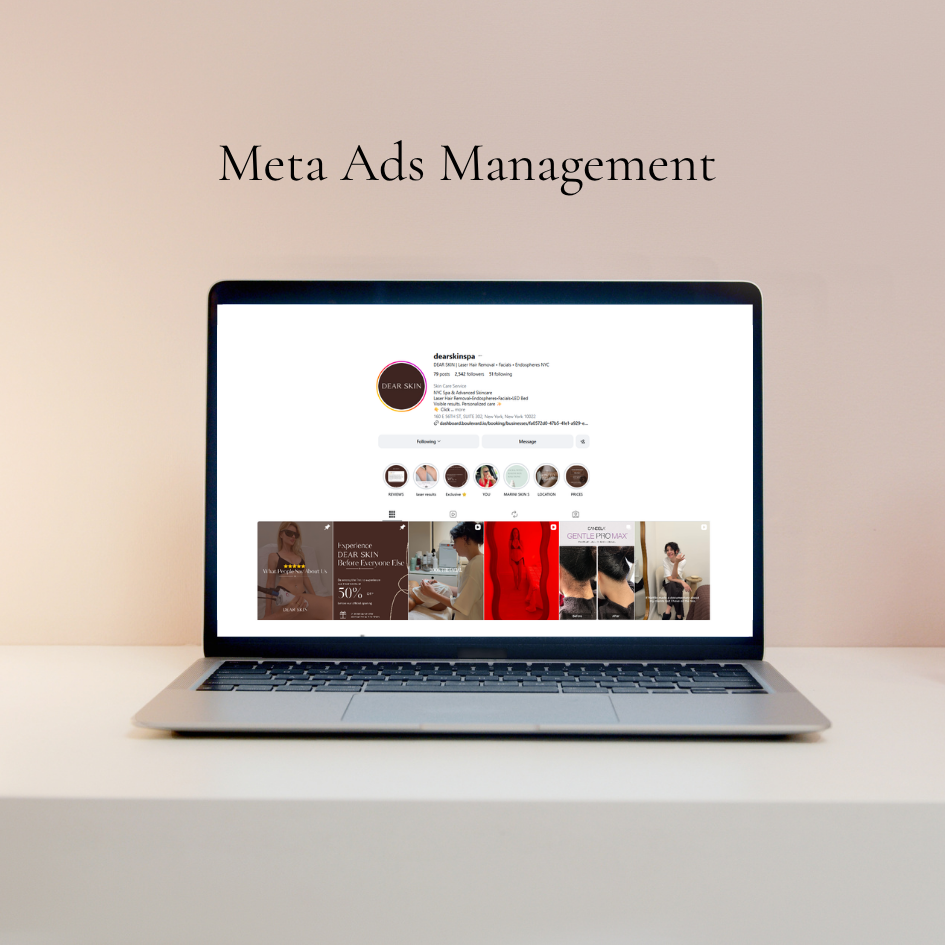 Monthly Meta Ads Management for Dear Skin Spa