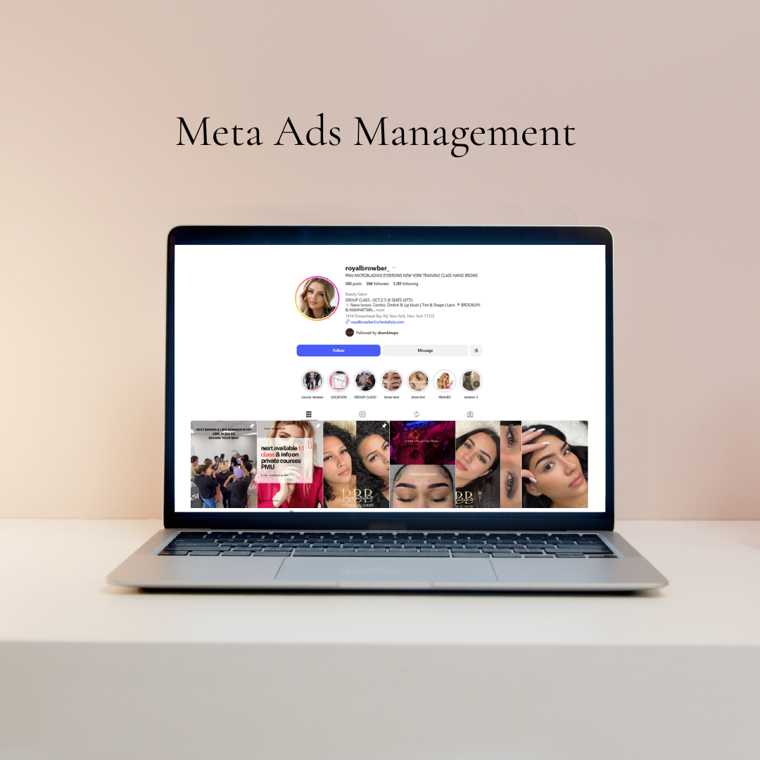 Monthly Meta Ads Management for Royal Brow Bar