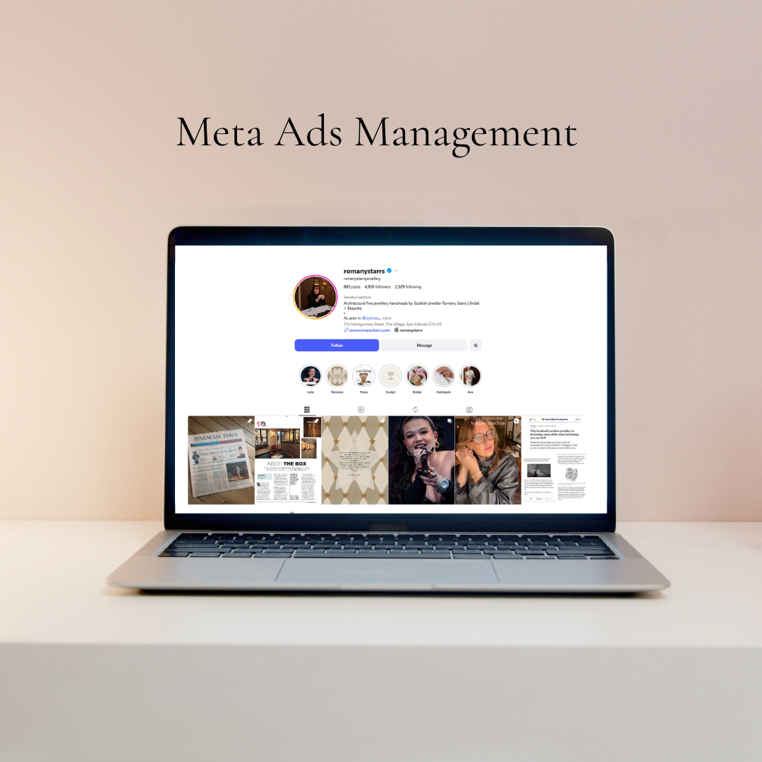 Monthly Meta Ads Management for Romany Starrs